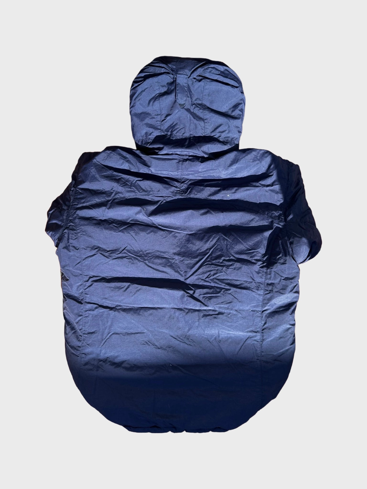Montbell Down Puffer Jacket – Navy Blue & Coral Red