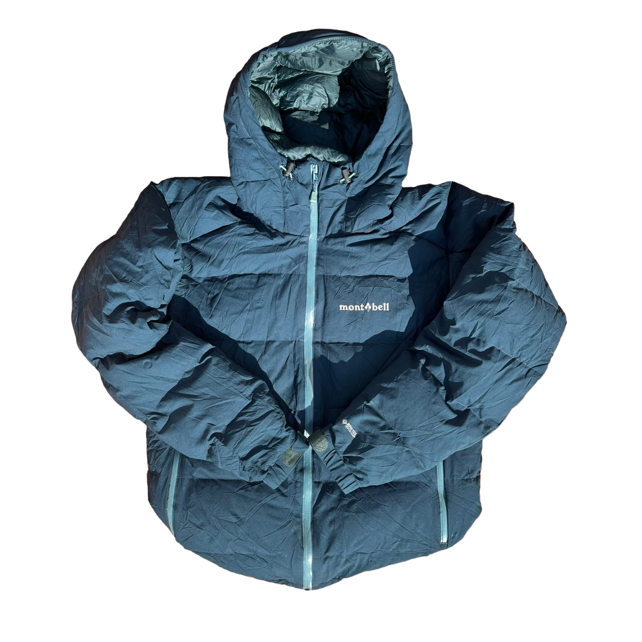 Montbell Gore-Tex Down Puffer Jacket – Dark Teal Blue