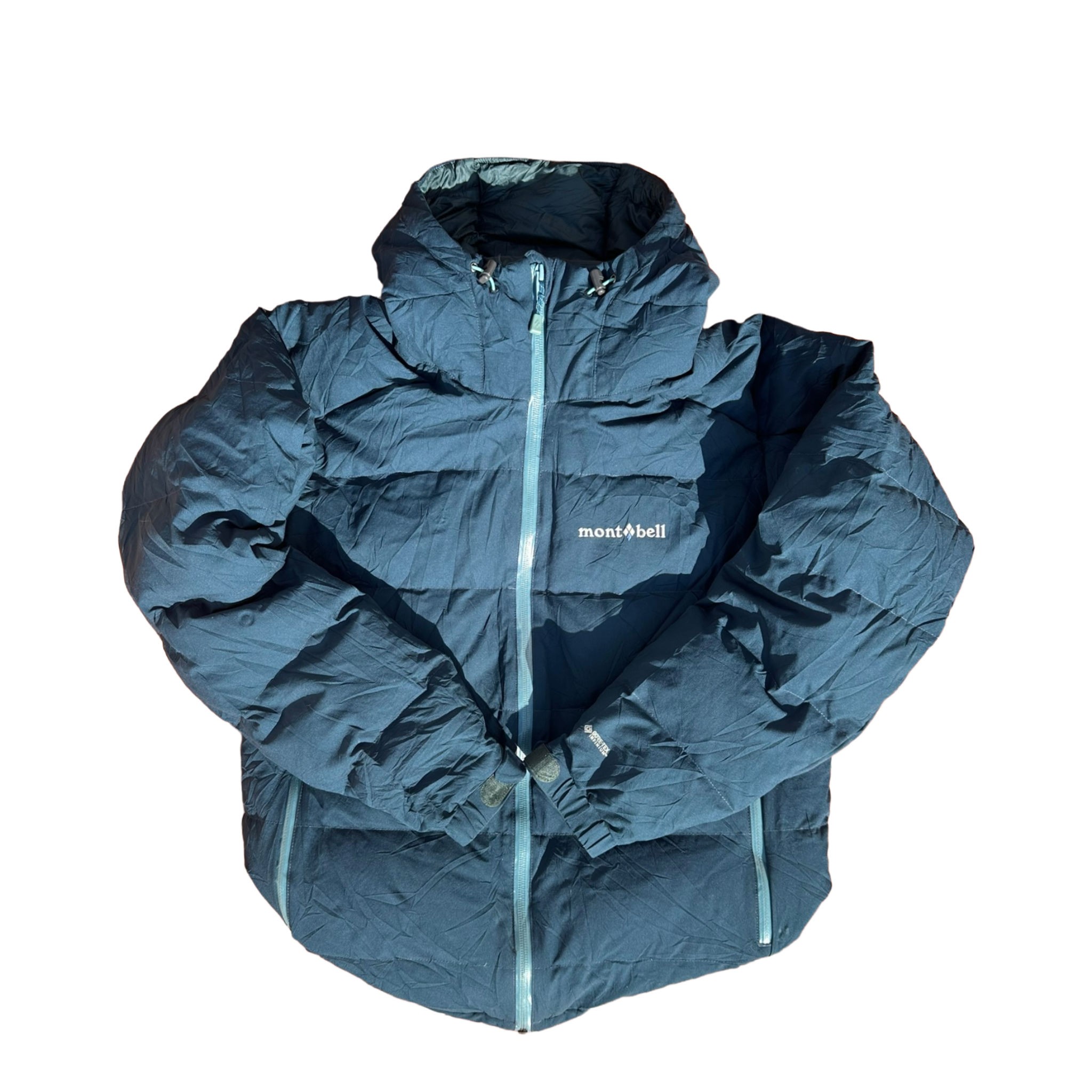 Montbell Gore-Tex Down Puffer Jacket – Dark Teal Blue