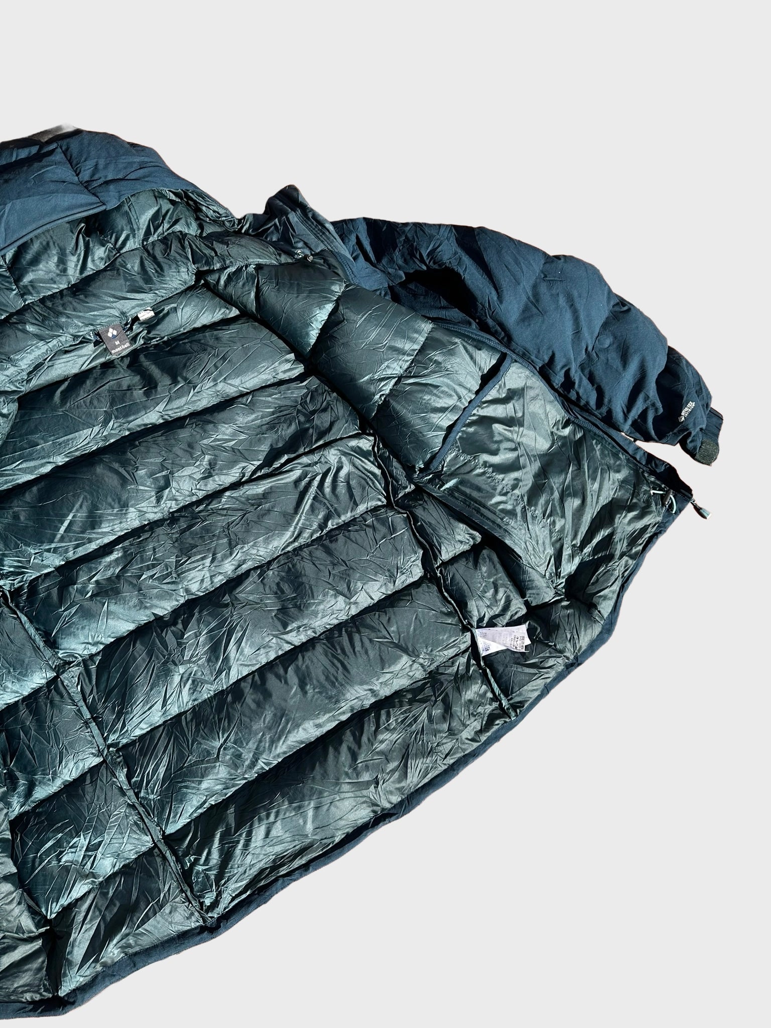Montbell Gore-Tex Down Puffer Jacket – Dark Teal Blue
