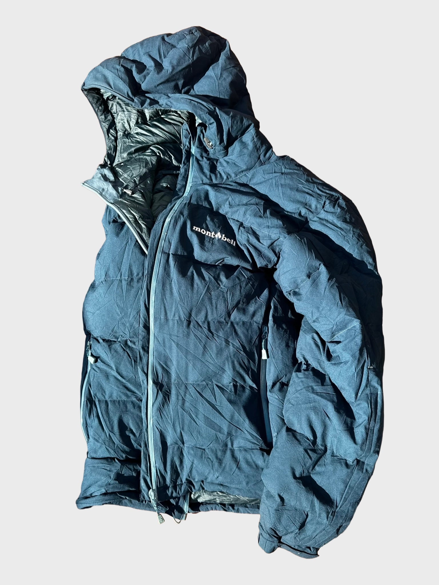Montbell Gore-Tex Down Puffer Jacket – Dark Teal Blue