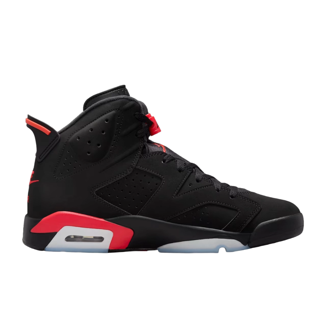 Nike Air Jordan 6 Retro 'Infrared Salesman' - Black and Light Crimson