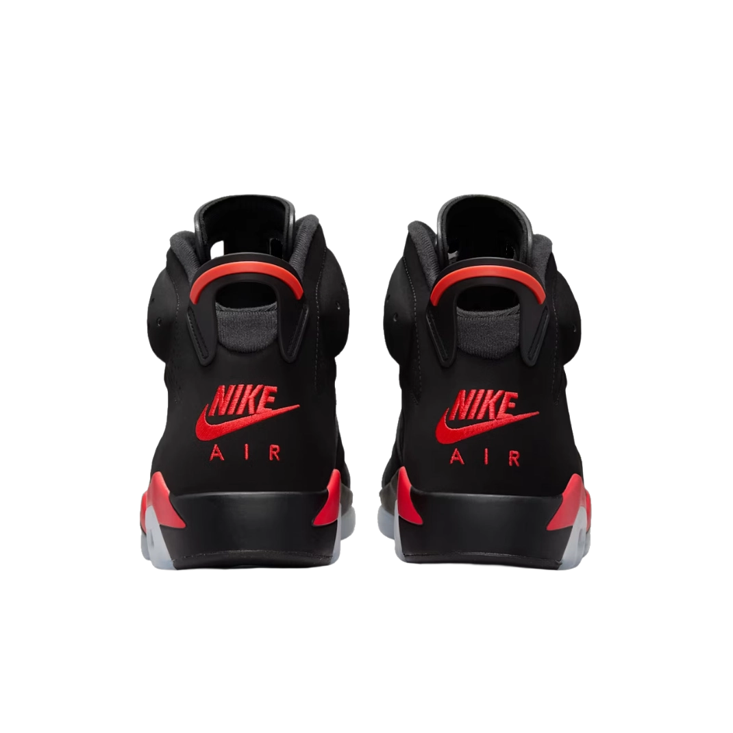 Nike Air Jordan 6 Retro 'Infrared Salesman' - Black and Light Crimson